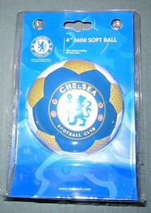 ●CHELSEA/FOOTBALL CLUB●4'' MINI SOFT BALL●