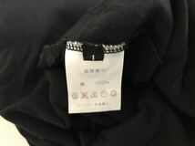 本物クロKUROコットンVネック半袖Tシャツメンズサーフアメカジミリタリースーツビジネス黒ブラック1S日本製_画像5