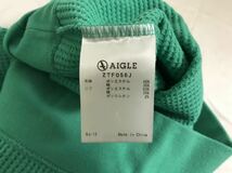 本物エーグルAIGLEコットンワッフル半袖Tシャツメンズサーフアメカジミリタリービジネススーツ緑グリーンM_画像6