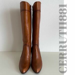 [CERRUTI1881/ che ruti1881] Western cut сапоги Brown 