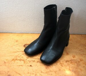 ★ユナイテッドアローズ/UNITED ARROWS『シュートブーツsize23cm36*黒』古着のgplus広島 2309s2　