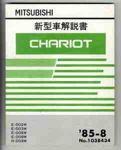 【p0504】85.8 三菱シャリオ・新型車解説書