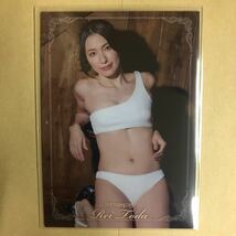 戸田れい トレカ アイドル グラビア カード 水着 ビキニ RG51 タレント ファースト トレーディングカード_画像1