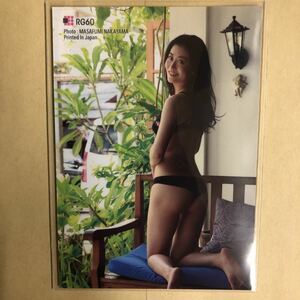 NMB48 上西恵 トレカ アイドル グラビア カード 水着 ビキニ RG60 タレント トレーディングカード