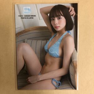 岡田紗佳 トレカ アイドル グラビア カード 水着 麻雀 Mリーグ ビキニ 004 タレント トレーディングカード