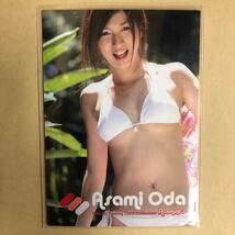 小田あさ美 2008 トレカ アイドル グラビア カード 水着 ビキニ R66 タレント トレーディングカード_画像2