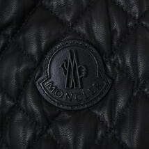 美品 MONCLER GIMBERT ラムレザー キルティング ダウンジャケット 1 ブラック モンクレール KL4BLSPL00_画像5