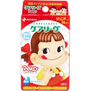  first-aid sticking plaster nichi van care Lee vu Peko-chan waterproof type .. settled Junior size 16 sheets entering X8 box 