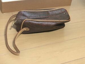 N ETAO エトロ　Milano ミラノ　鞄　かばん　バッグ　小物入れ　縦　約8.5cm 横　約21cm 奥行き8.5cm