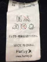 ハーレ Hurley サーファ スウェット ジップ パーカー 長袖 フード ブラック メンズ Mサイズ !●&_画像8