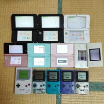 3DS LL 初代 ゲームボーイ カラー アドバンス SP 本体 大量 まとめてセット 任天堂 GBA ニンテンドー NINTENDO 携帯ゲーム機 ジャンク 現状_画像3