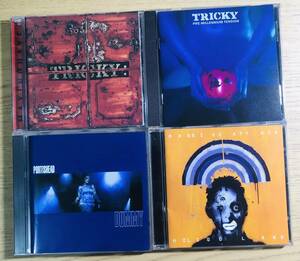 ブリストル・サウンドCD４枚 トリッキー(TRICKY)①MAXINQUAYE ②PRE-MILLENNIUM TENSION ③MASSIVE ATTACK/HELIGO LAND ④PORTISHEAD/DUMMY