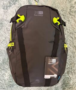 新品！karrimorカリマーmtr30防水バックパック　ブラック/ライム