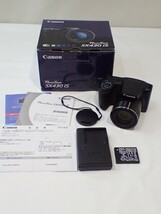 m1940 / 美品 CANON キヤノン コンパクトデジタルカメラ Power Shot SX430 IS 光学45倍ズーム Wi-Fi対応 ブラック 元箱付 現状品_画像1