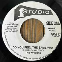 ★美盤！初期ウェイラーズ・レアチューン再発！【The Wailers - Destiny / Do You Feel The Same Way】7inch Studio One JA Reissue_画像2