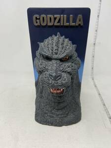 中古　平成ゴジラ BOXティッシュケース　GODZILLA 右目剥がれ有り　現状品　②