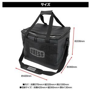 [DRESS] ソフトクーラーバッグ 35L 保冷バッグ クーラーボックス 折り畳み収納 長時間保冷 釣り 小型 軽量 極厚断熱