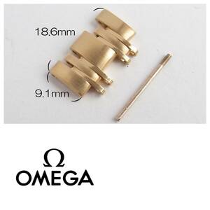 OMEGA オメガ シーマスター コマ メンズ 750 K18 YG NO.8