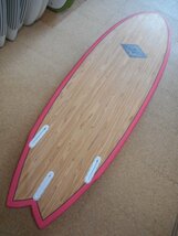 送料無料（一部除く）★CMC SURF ORIGINAL SURFBOARDS 6'6 WOODY　フィン付　新品_画像9