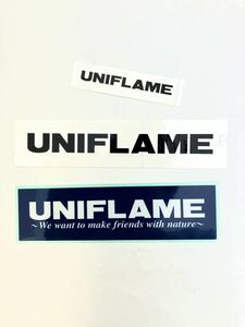 メール便 UNIFLAME ユニフレーム ロゴステッカー 珍しいカラー3種