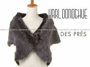 保管品4.2万◎KARL DONOGHUE◎ケープ DES PRS購入 カールドノヒュー ムートン カール ドナヒュー ファー デスペシ ストール スヌード