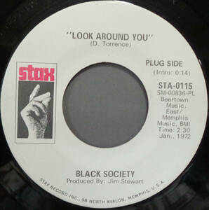 【SOUL 45】BLACK SOCIETY - LOOK AROUND YOU / HAPPY HUMAN PEOPLE (s230919022)