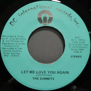 【SOUL 45】SUMMITS - LET ME LOVE YOU AGAIN / IT TAKES TWO (s230919036)