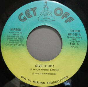 【SOUL 45】MIRROR - GIVE IT UP ! / REFLECTIONS (s231001010)