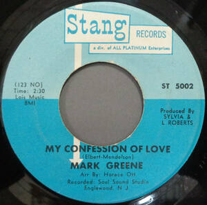 【SOUL 45】MARK GREENE - MY CONFESSION LOVE / I'M SO LOST (s230926030)