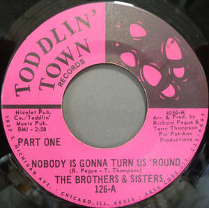 【SOUL 45】BROTHERS & SISTERS - NOBODY IS GONNA TURN US ROUND / (PT 2) (s230919001)