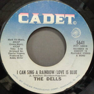 【SOUL 45】DELLS - I CAN SING A RAINBOW / LOVE IS BLUE / HALLELUJAH BABY