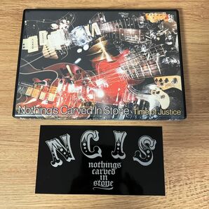 Nothing's Carved In Stone DVD Time of Justice ＋おまけステッカー