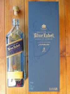 空瓶 JOHNNIE WALKER BLUE ジョニーウォーカーブルーラベル 箱