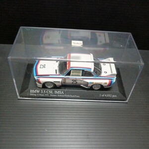 ● MINICHAMPS「1/43 BMW 3.5 CSL IMSA」ミニチャンプス　ミニカー