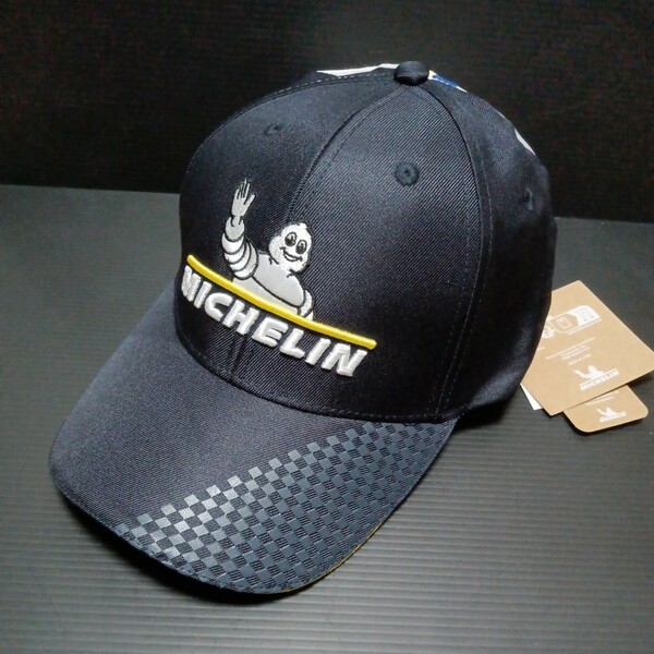 ● MICHELIN「キャップ」刺繍 帽子　タイヤ　ミシュラン　ミシュランマン　ビバンダム　RACING
