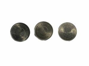 御在位50年 札幌オリンピック 記念 硬貨 100 円 　(MST85)