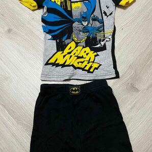 バットマン BATMAN 100-110-120 (5T) 上下セット 半袖Tシャツ ショートパンツ