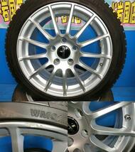 送料無料 中古 スタッドレス ダンロップ　ウィンターマックス WM01 225/45R17 91WQ ホイール 4本 BMW 3シリーズ 3シリーズツーリング_画像8