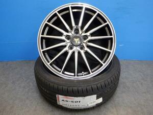 【送料無料】アロースピード S-01【215/45R18 93W】WEDS NOVARIS BEONDE FL【18インチ 7J+53 5H114.3】ノア ジェイド アテンザ