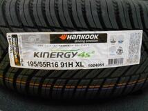 オールシーズン 195/55R16 ミニ クーパー コンバーチブル 中古 ワーク WORK IL-1 F5 16インチ 新品 ハンコック KInERGy4s2 F56 F57_画像7