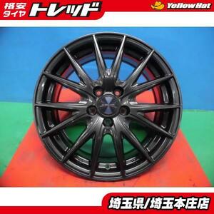 86 BRZ ImprezaG4 XV Forester 中古 After-market weds VELVA アルミWheels 16 Inch 6.5J +47 5H100 4本set Vehicle inspection用 冬用 等に