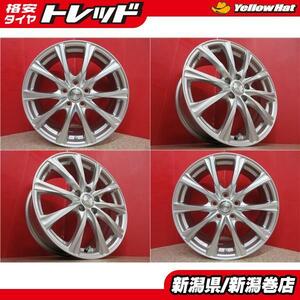 送料無料 4本 新品 weds ジョーカー マジック 18inch ホイ-ル セット 7.5J +53 5H 114.3 CH-R ヤリスクロス 60系 プリウス ヴォクシー ノア