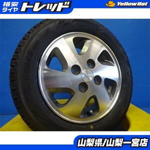 ダイハツ 155/65R13 スタッドレスセット 【中古】ダイハツ純正 13X4.5+45 4H100 【新品】2022年製 ヨコハマ アイスガードIG60 155/65R13 送