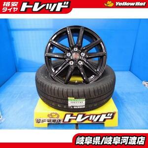 215/60R17 新品 夏タイヤホイール SEIN SS 17インチ 7.0J +38 5H114.3 SBK ダンロップ エナセーブ RV505 215/60-17 組込済 4本セット