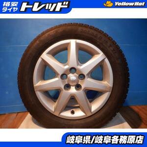 中古 4本 ウイッシュ プリウス 20系 30系 50系トヨタプリウス純正 16インチ 6J+45 5H 100 中古 冬タイヤ コンチネンタル 205/55R16