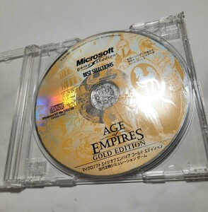 Windows98/Me/2000/XP　CDソフト　Microsoft Age of Empires Gold Edition (Microsoft BEST SELECTIONS) 動作未確認・現状渡し sss