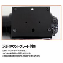 【送料無料】ロープタイプ◆電動ウインチ 4500LBS（2040kg）牽引★無線リモコン付 クラッチ機構付 汎用マウント★防水 DC12V_画像4