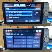 トヨタ純正ナビ 型式 NHZN-W61G DVD再生 テレビ フルセグ SDカード CD録音HDD再生 Bluetooth 品番 08545-00U21 Panasonic_画像4