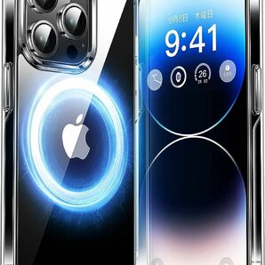 即日発送！CASEKOO iPhone14Pro用ケースクリア 耐久性 ワイヤレス充電対応