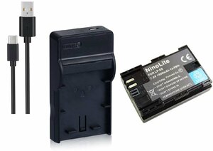 セットDC88 対応USB充電器 と Canon キヤノン LP-E6 互換バッテリー